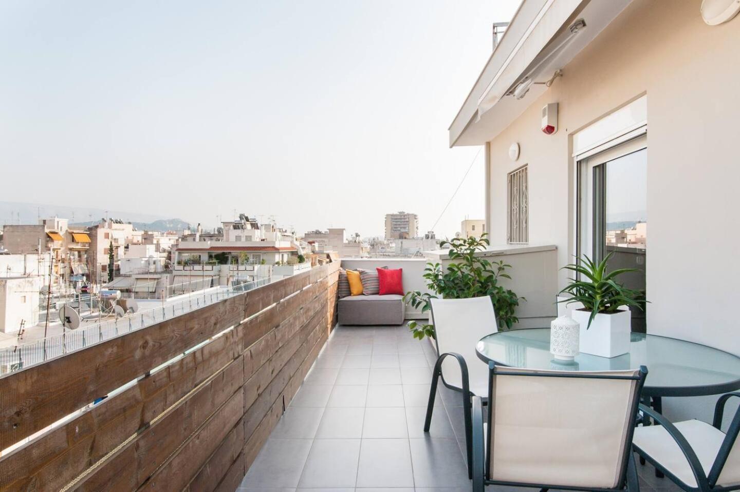 Ma Maison Nο 1, Penthouse, Acropolis And Lycabettus View, Ultra High Speed Internet 300 Mbps, 15' To Acropolis By Metro, 1' From Metro Station Athènes Extérieur photo